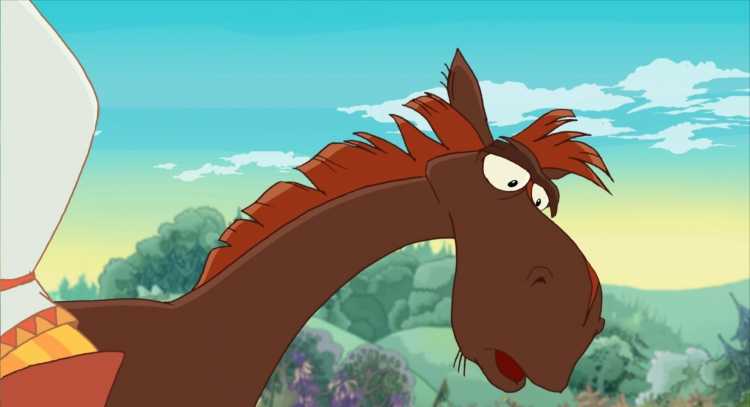 Алёша Попович и Тугарин змей раскраска