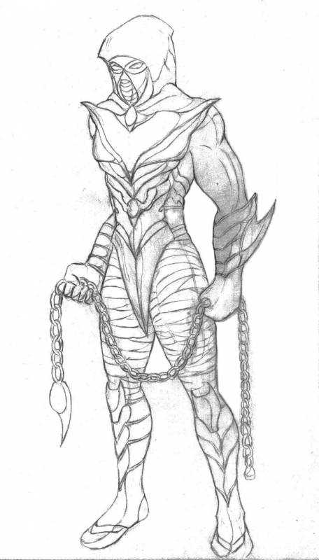 Саб Зиро раскраска