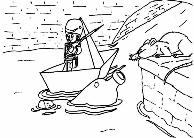 Раскраска к сказке Андерсена Дюймовочка