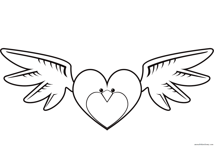 Сердце с крыльями