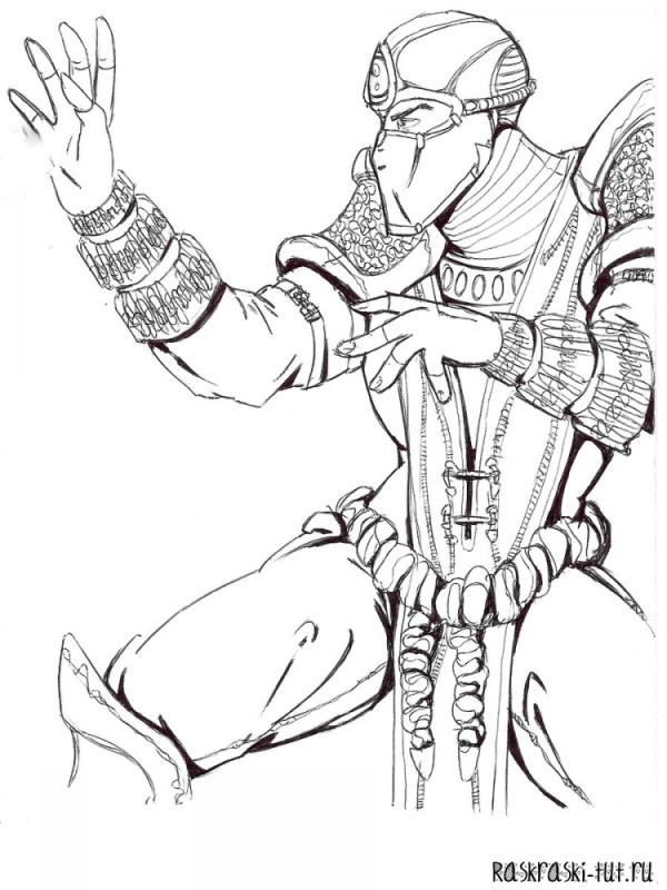 Саб Зиро раскраска