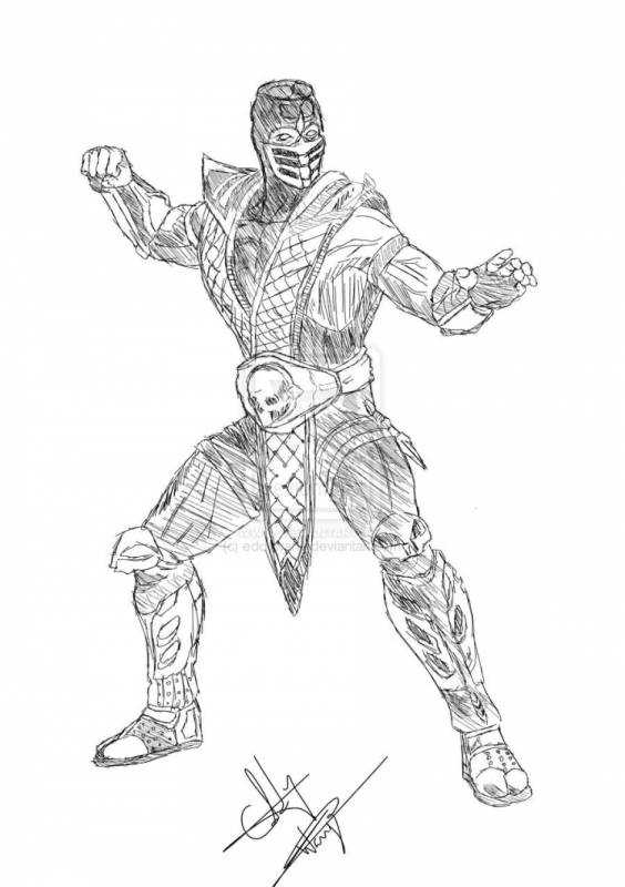 Скорпион мортал комбат