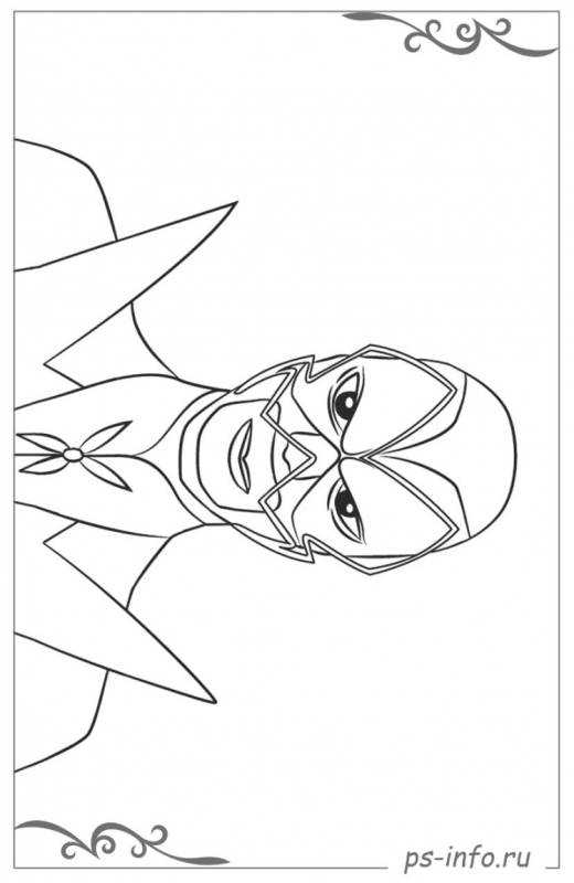 Раскраска Бражник из леди баг и супер кот