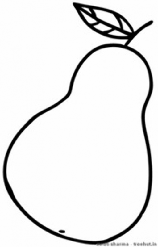 Целое яблоко раскраска для детей