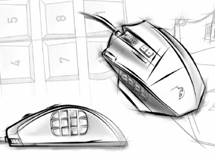 Векторная компьютерная мышь