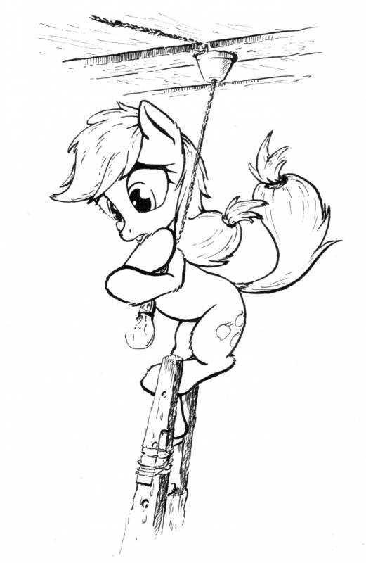 Фестивальная Эплджэк раскраска