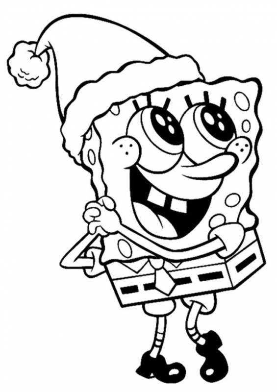 Раскраски губка Боб квадратные штаны