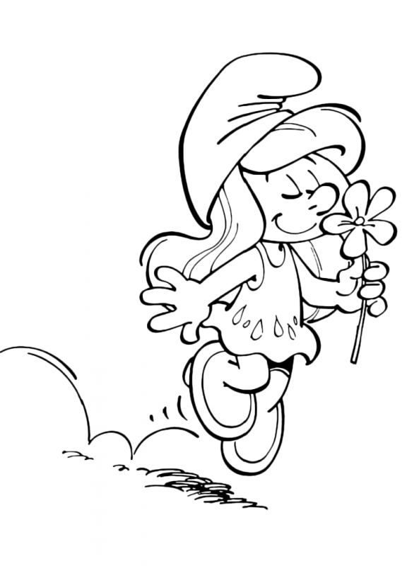 Смурфики мультфильм Смурфетта