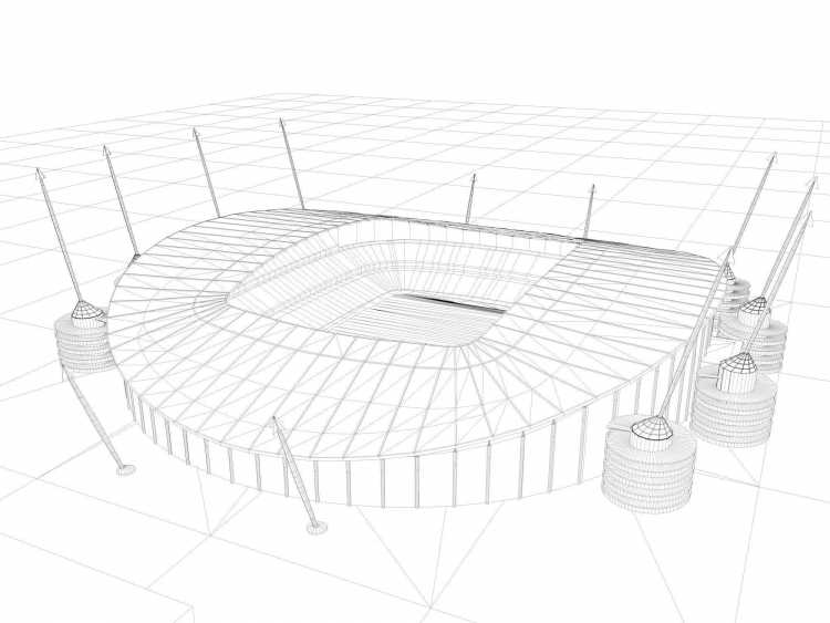 Стадион для рисования