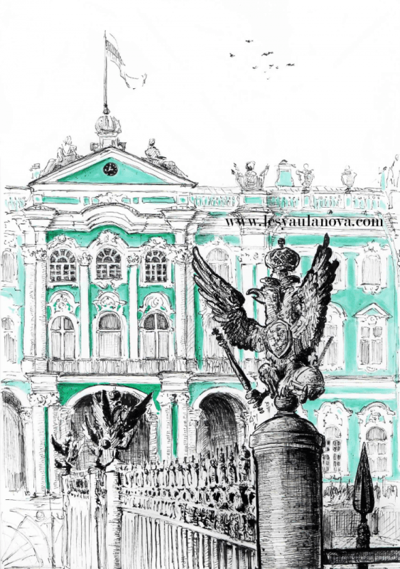 Эрмитаж рисунок