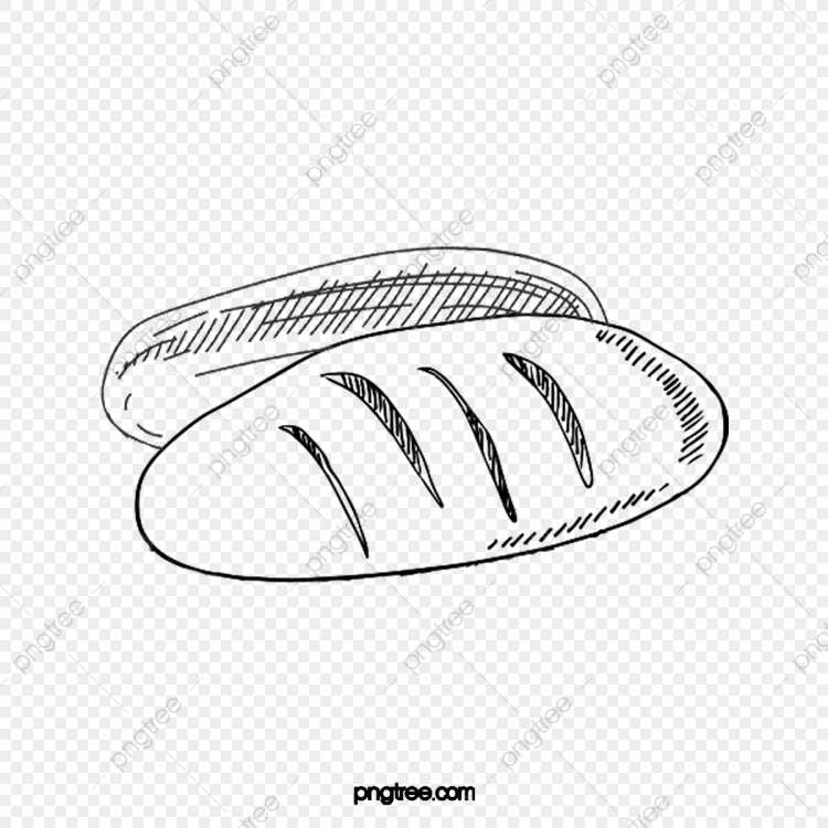 Черный хлеб рисунок