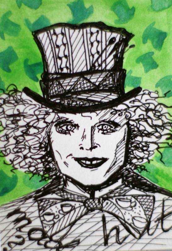 Шляпник Джонни Депп портрет