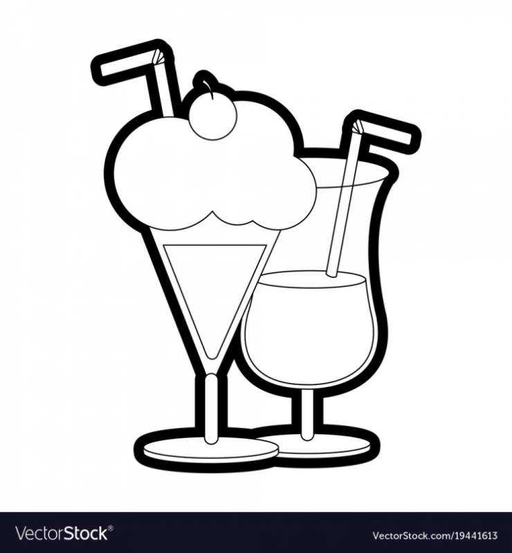 Коктейль мороженое