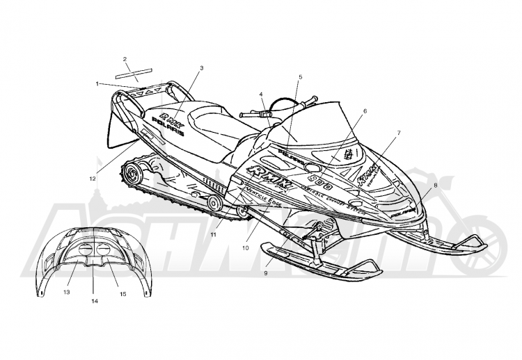 Снегоход скетч