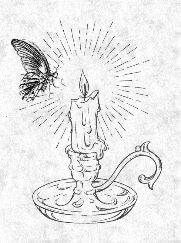 Векторные изображения свечи