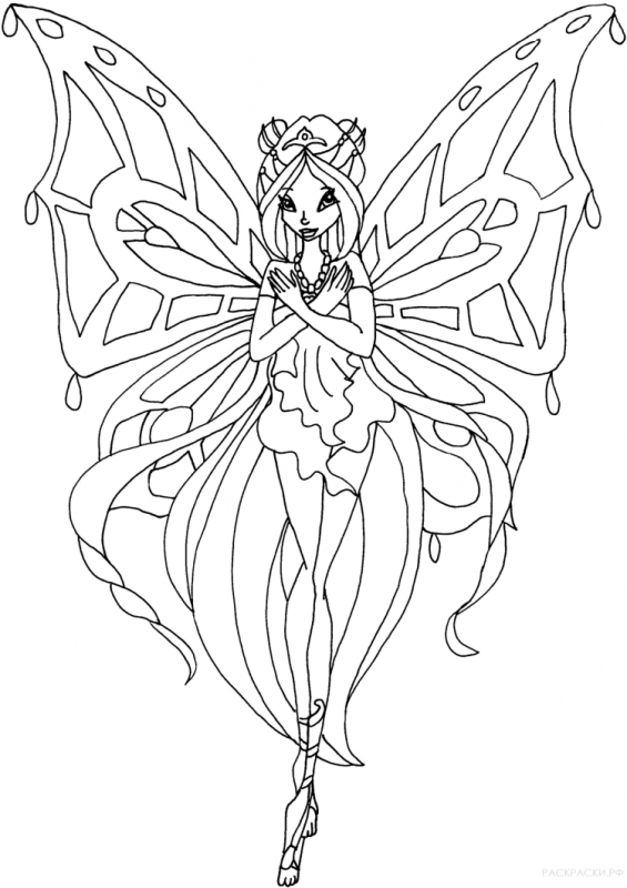 Винкс раскраски биливикс