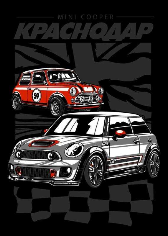 Mini Cooper f56 эскиз