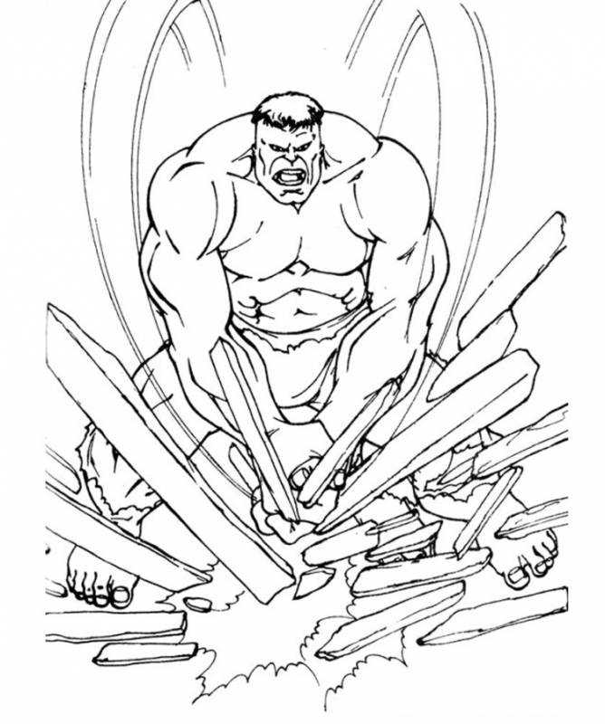 Рисовалки раскраски про Халка