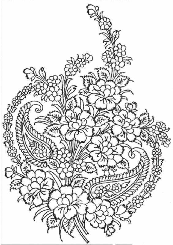 Осенний букет карандашом