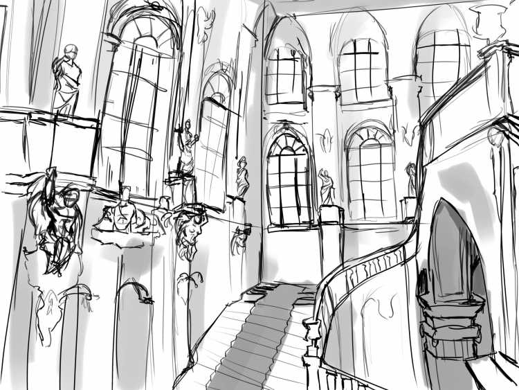 Зарисовки дворца