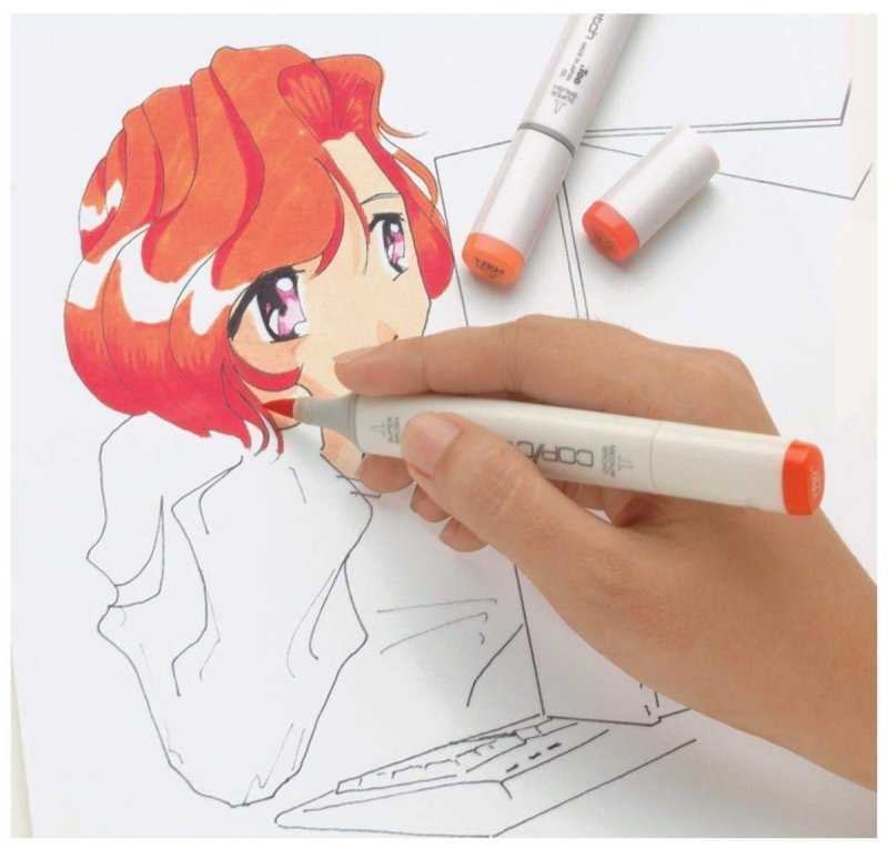 Скетчи маркерами