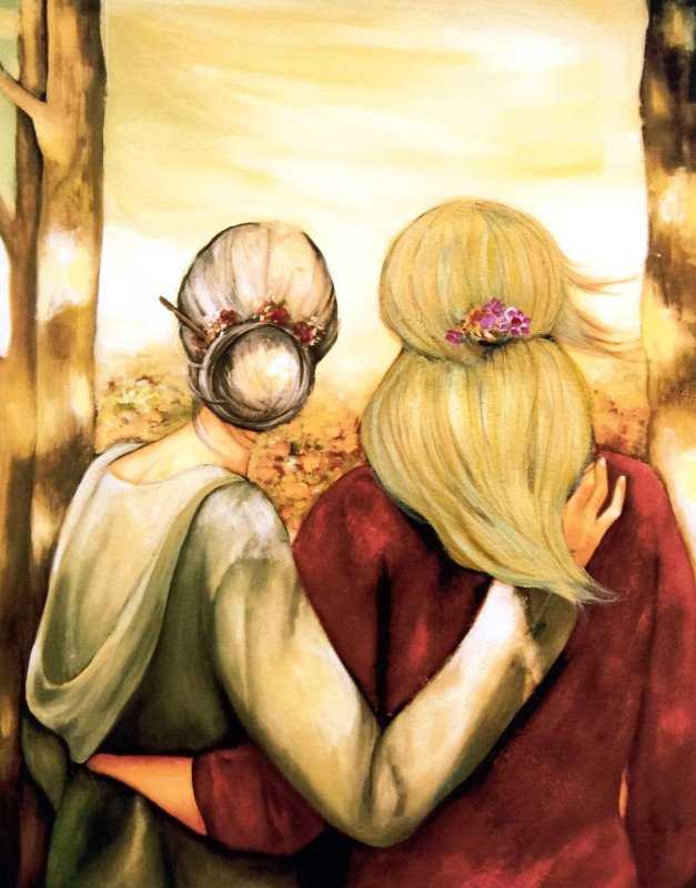 Арты матери и дочери