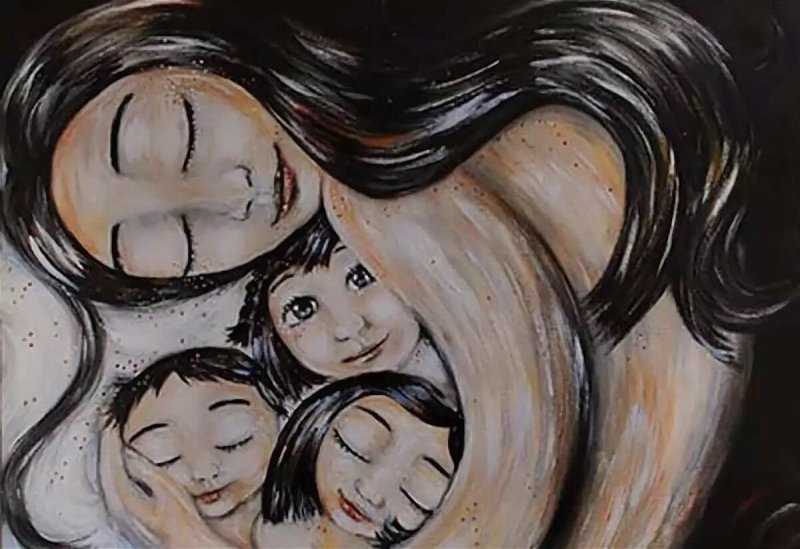 Кэти Берггрен трое детей