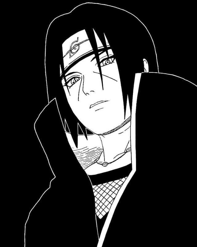 Манга Наруто момент смерти Итачи