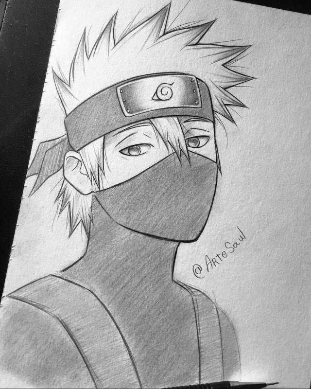 Саскэ Утиха рисуночки