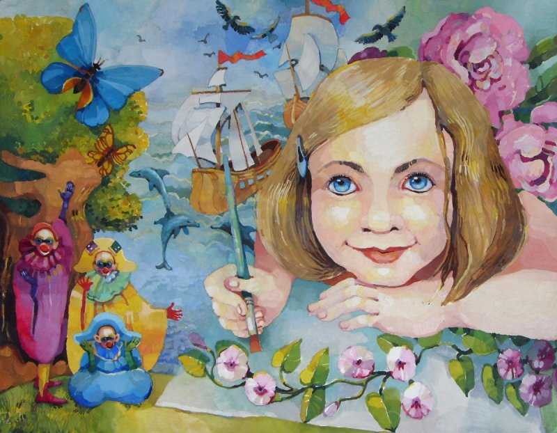 Счастливое детство рисунок на конкурс