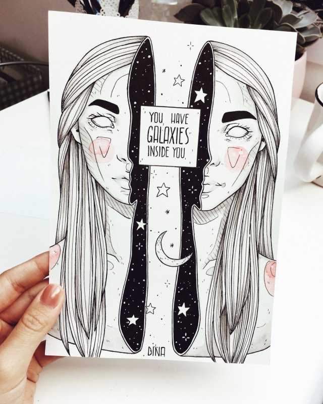 Рисунки для скетчбука простые