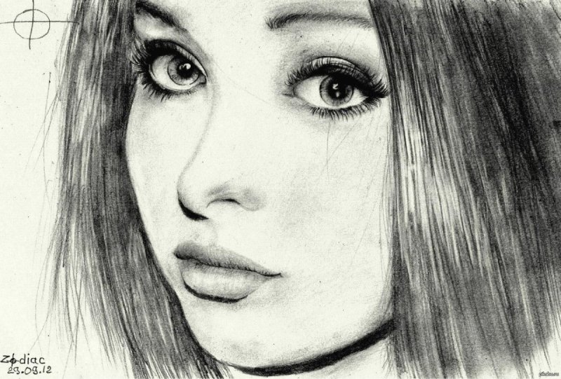 Картины портреты карандашом