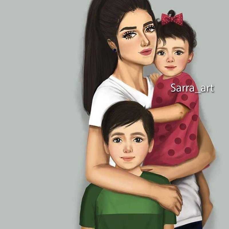 Необычная картина ко Дню матери