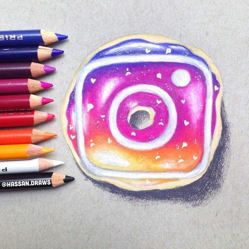 Срисовки с инстаграмма