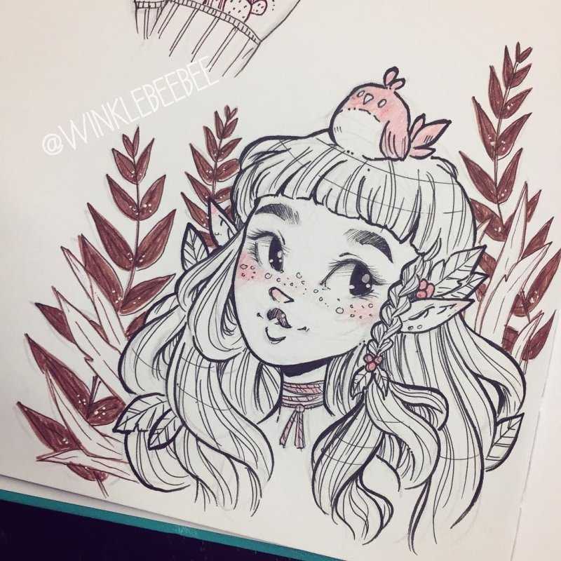 Рисунки для срисовки в скетчбук