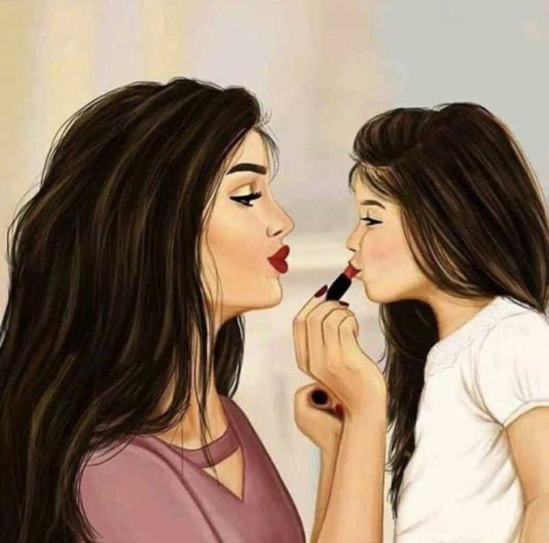 Sarra Art мама с дочкой