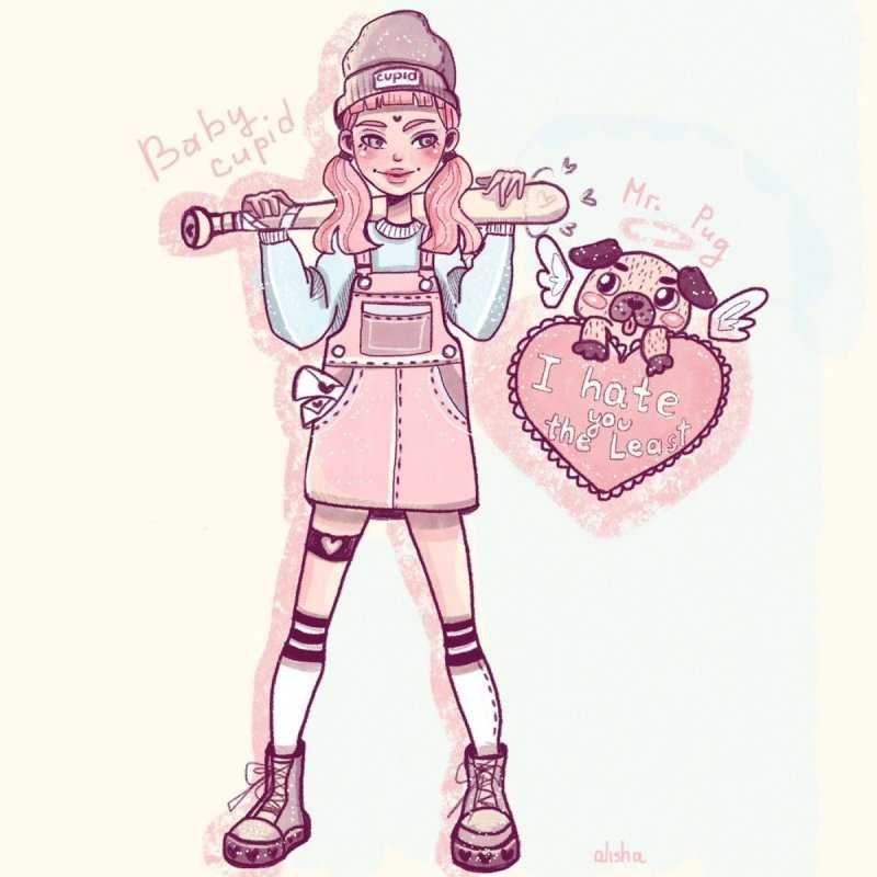 Рисунки для срисовки девочки