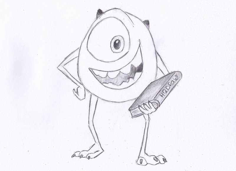 Рисование мультяшек карандашом