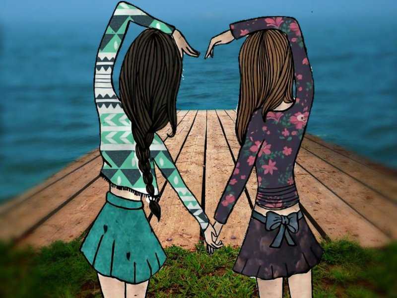 Идеи для рисования подруги