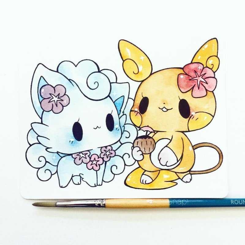 Кавайные рисуночки