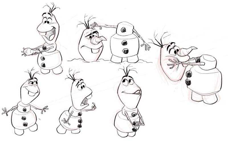 Рисовать мультяшных героев Кроха