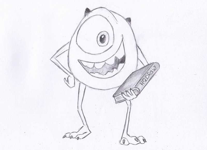 Рисунки Микки Мауса для срисовки