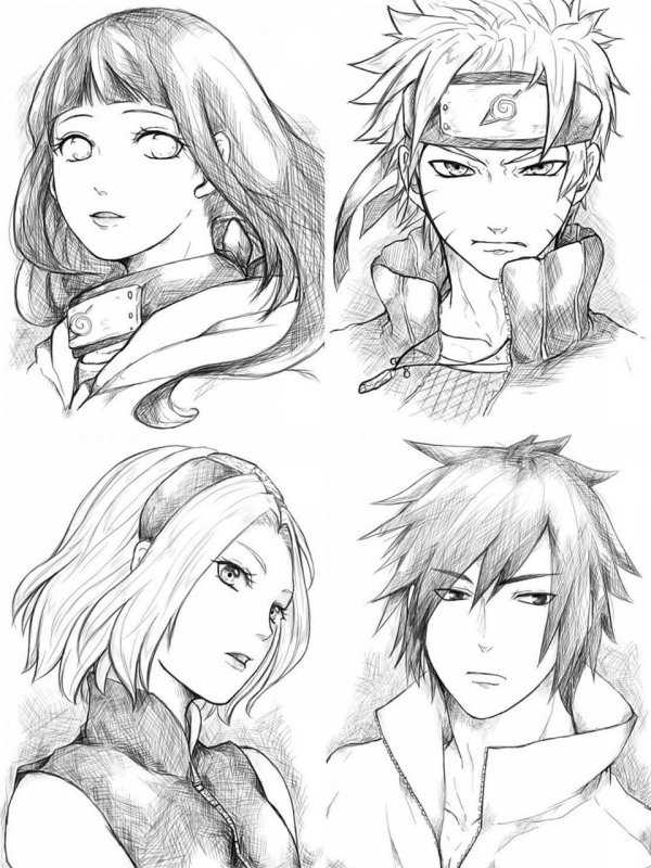 Какаси Хатакэ акварелью