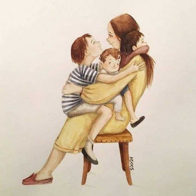 Мама и два сына