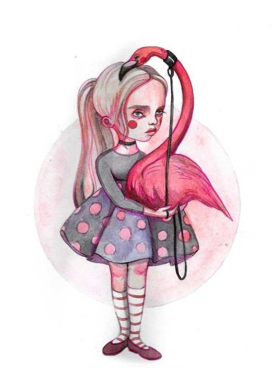 Милые девочки для скетчбука лёгкие