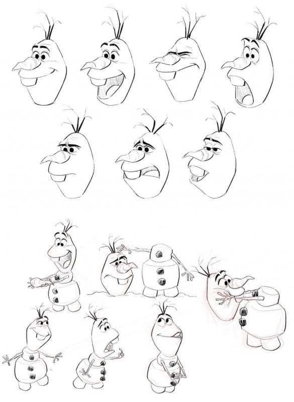 Простые мультяшные картинки