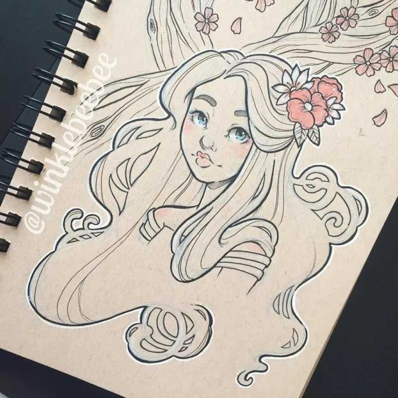 Лёгкая одежда для скетчбука