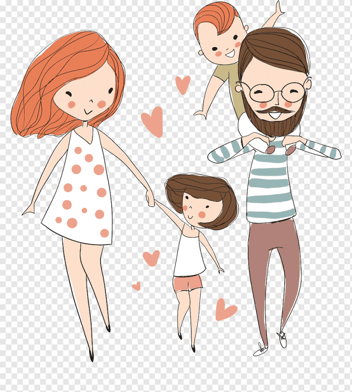 Девушка с ребенком акварель