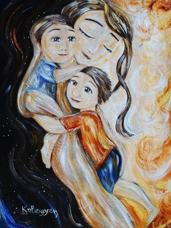 Кэти Берггрен картины семья