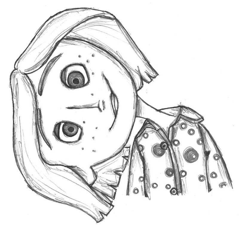 Каролина в стане кошмаров рисоватьт